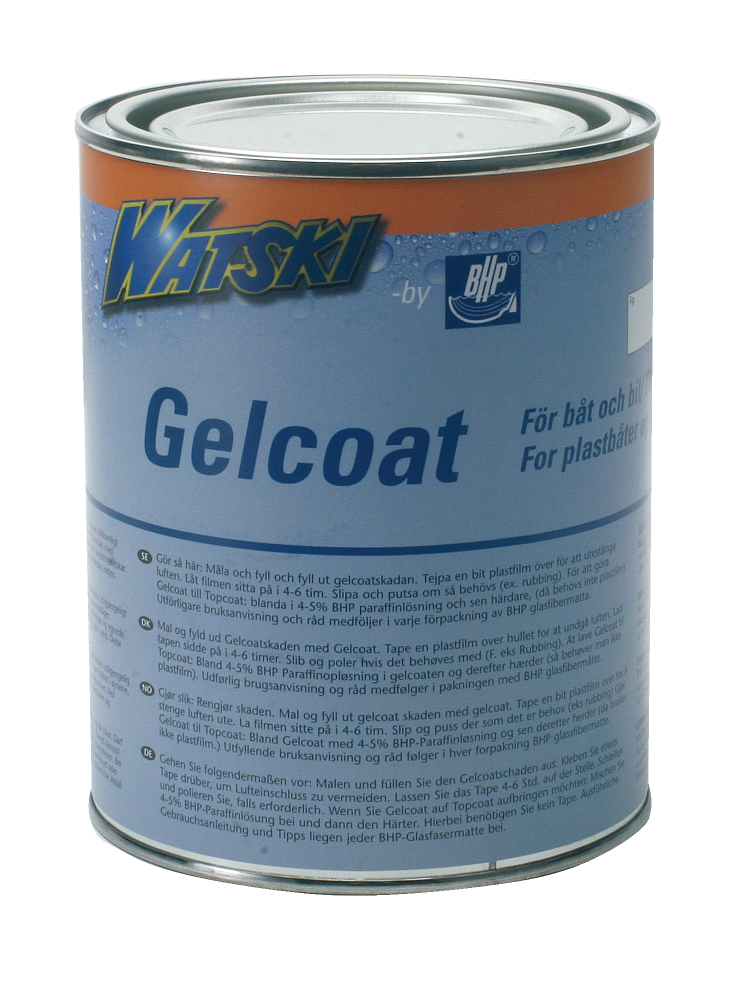 Gelcoat/Topcoat Plast Og Glassfiber, Gelcoat