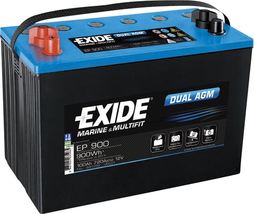 Exide Dual AGM - Batterier - Marine Og Start