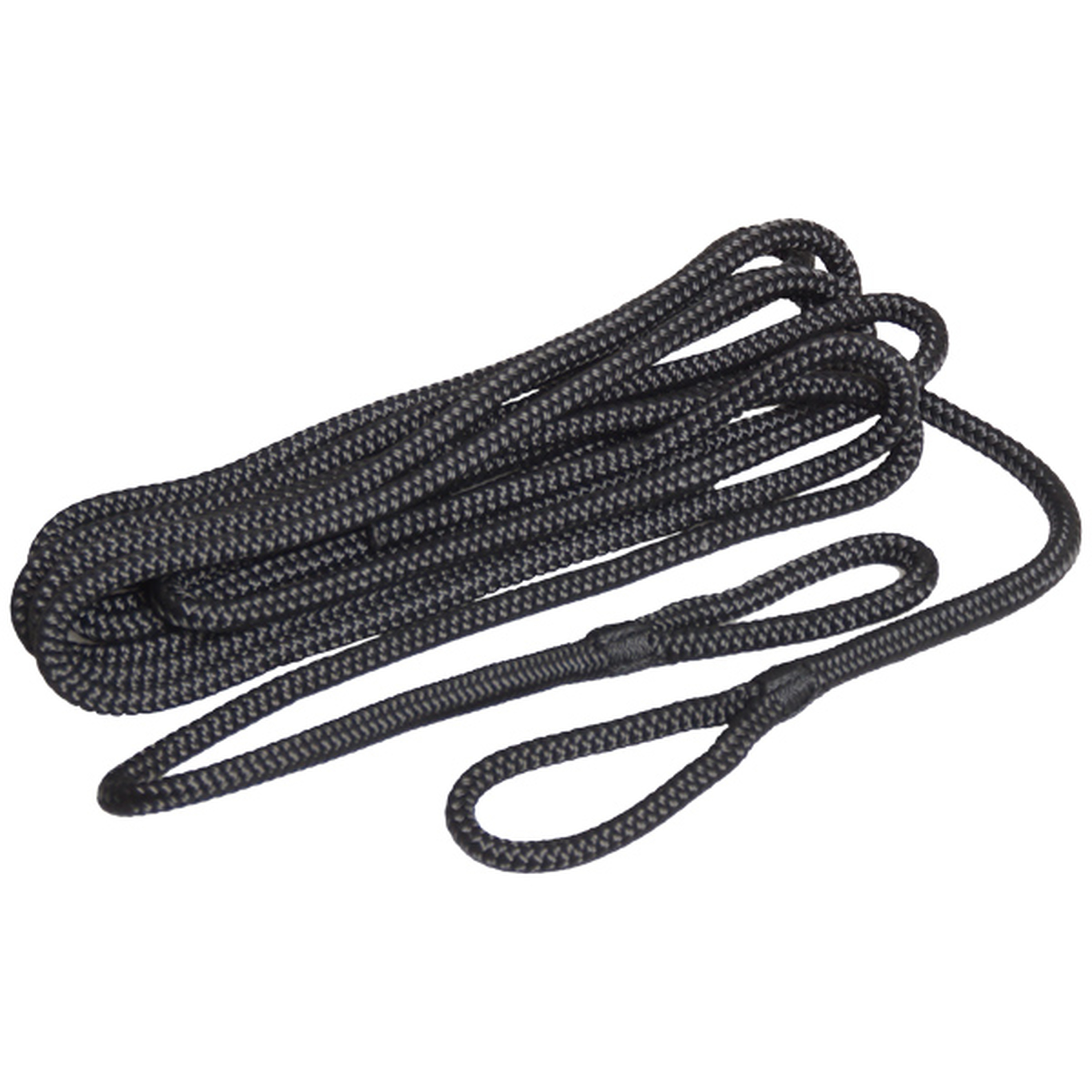 Robline fenderline flettet 2pak sort 6mm x 1,5m