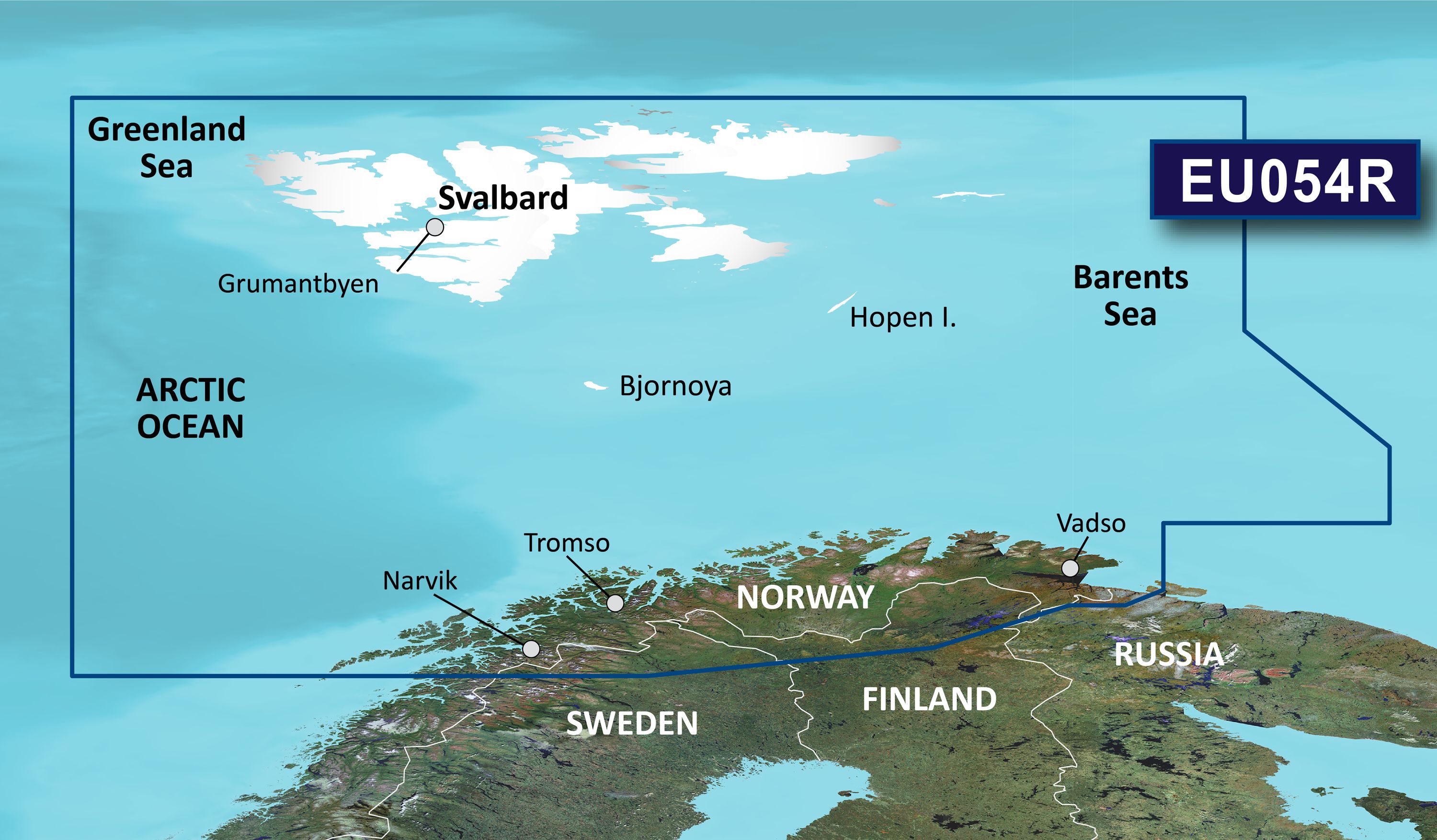 Garmin Bluechart G3 hxeu054r Vestfjord-Svalbard-Varanger