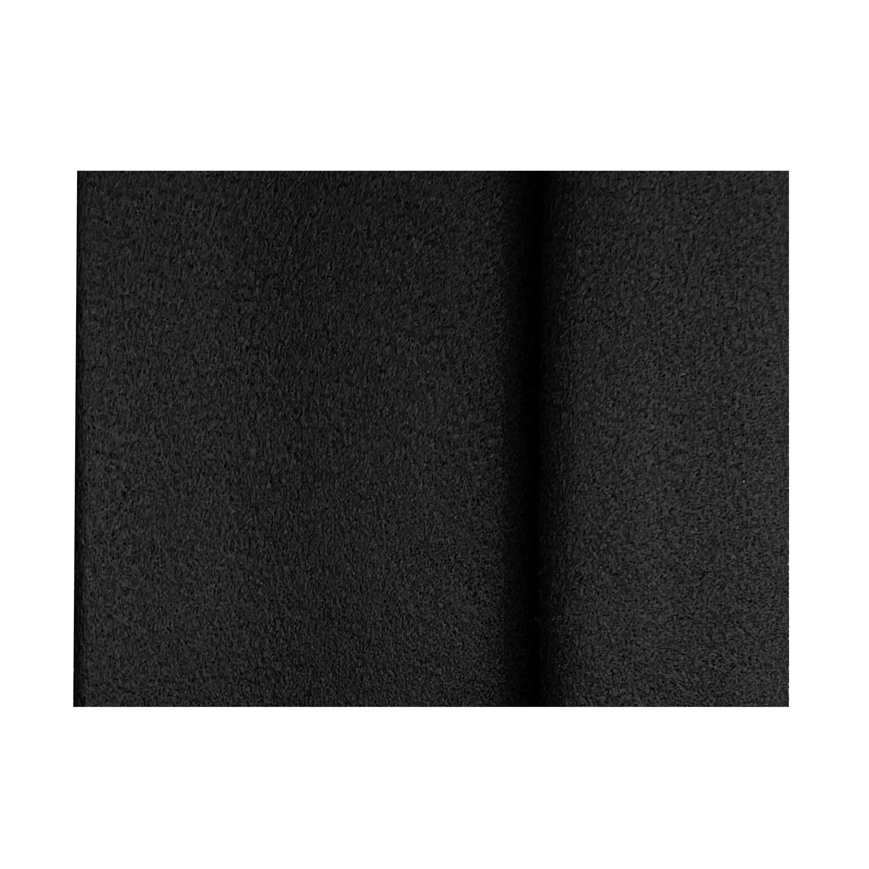 Indretningsmåtte, Filt, Sort, 133cm x 3m
