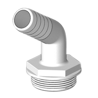 Trudesign Kobling til Ventil Hvid, 120°, 25mm, 1 1/2