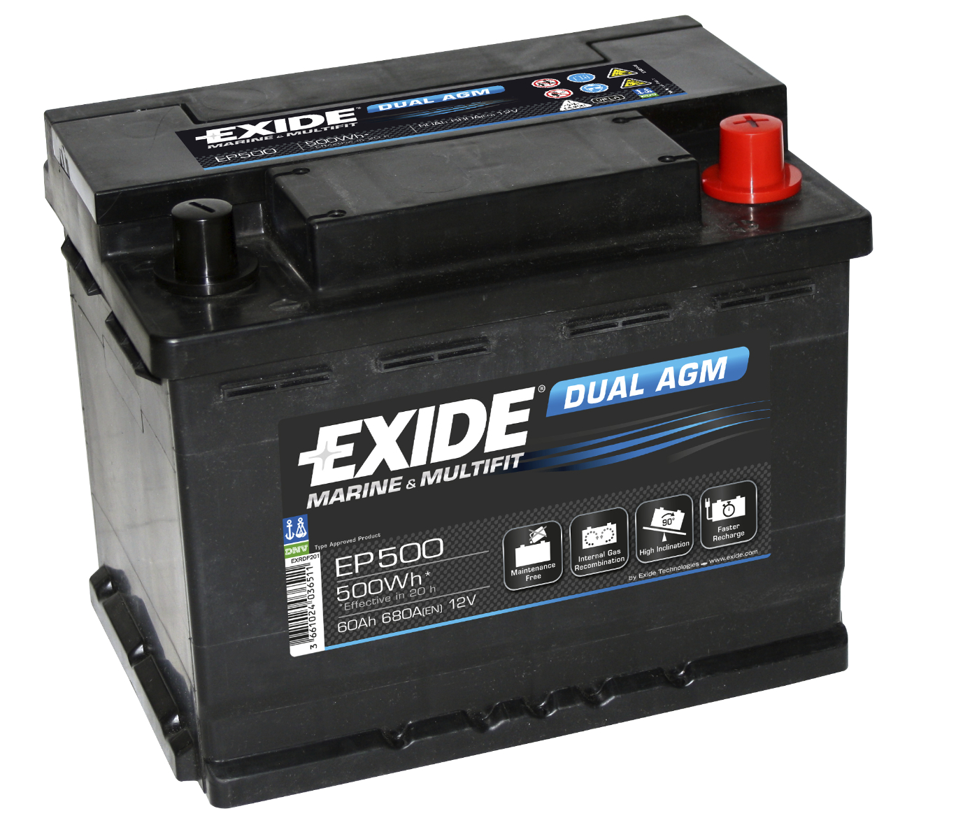 Аккумулятор exide dual