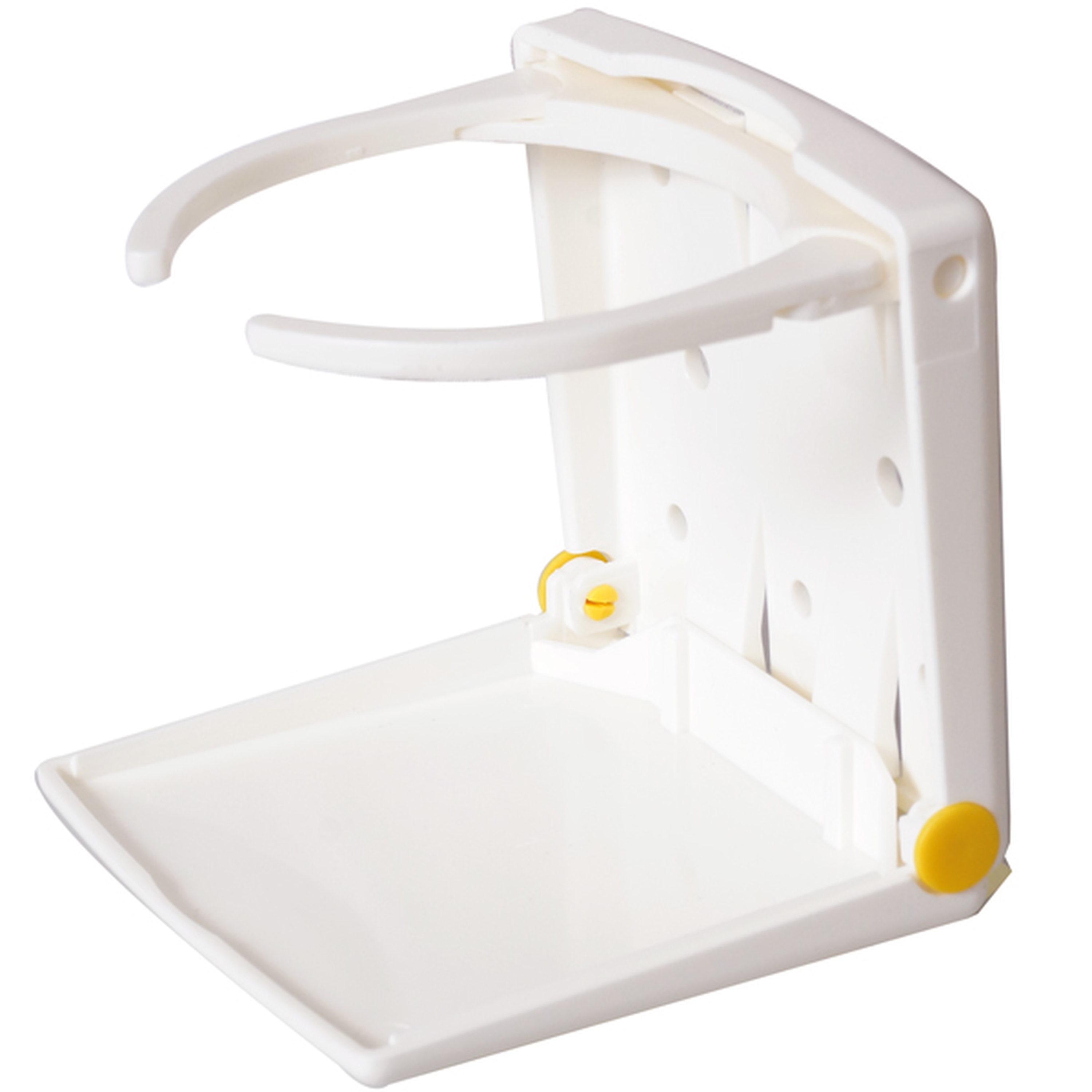 Flaskeholder Sammenklappelig Hvid Plast, 10x10cm