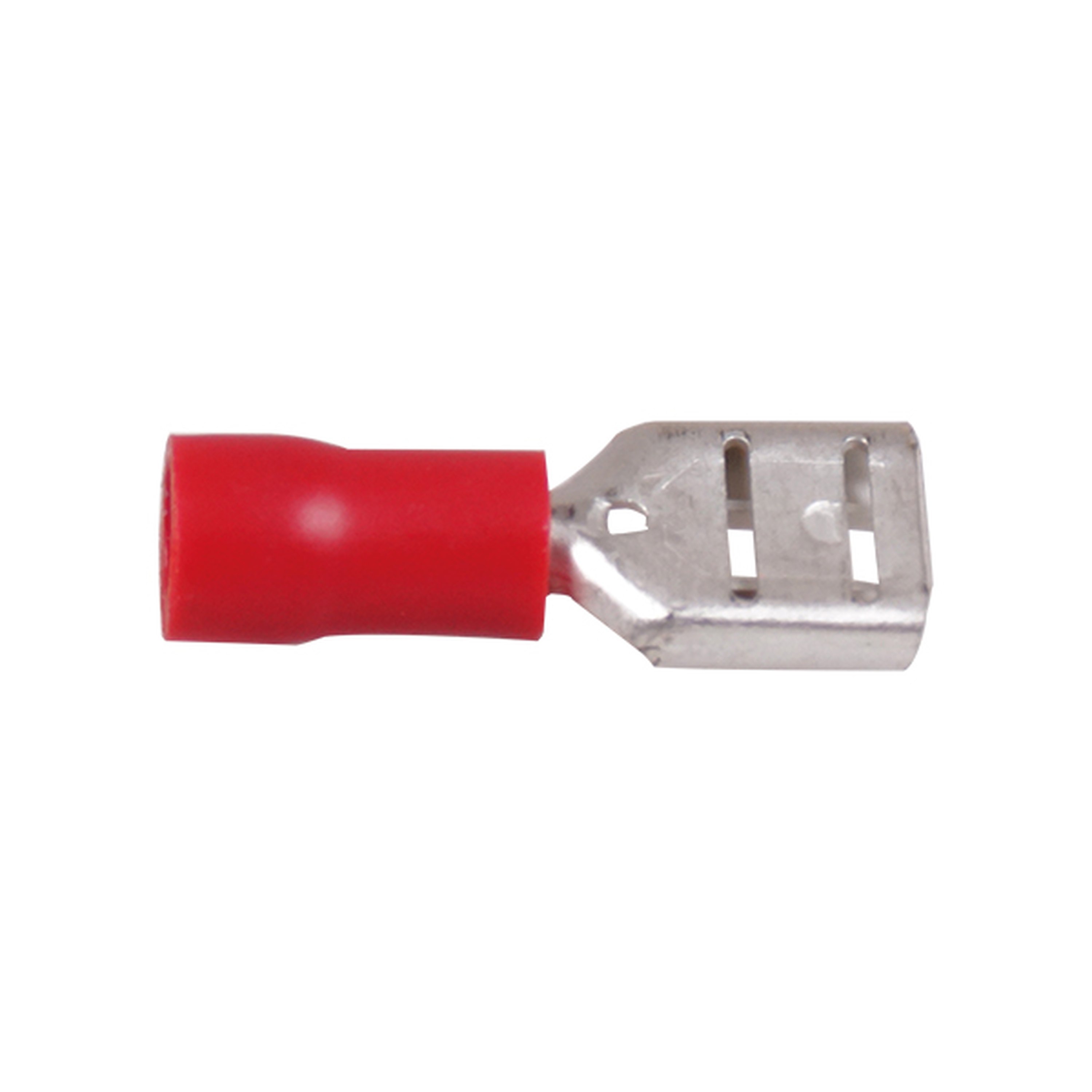 Fladstik Hun Rød 6,4x0.8mm 10 stk