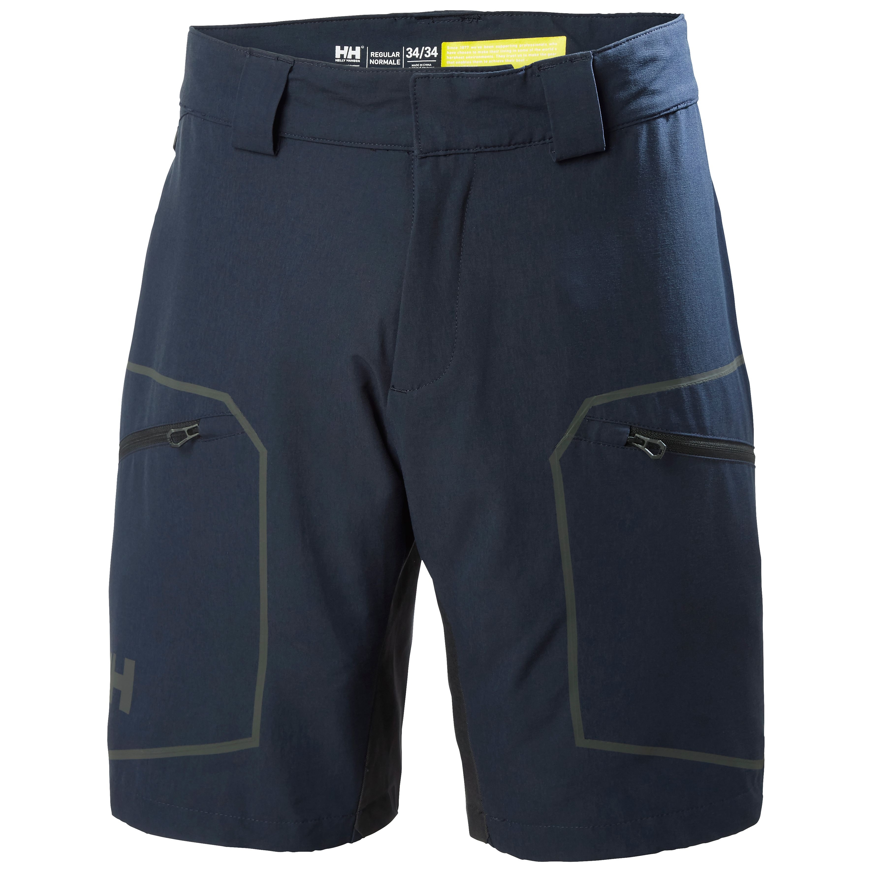 Helly Hansen HP Racing Deck Shorts Herre, Marineblå, str. 38