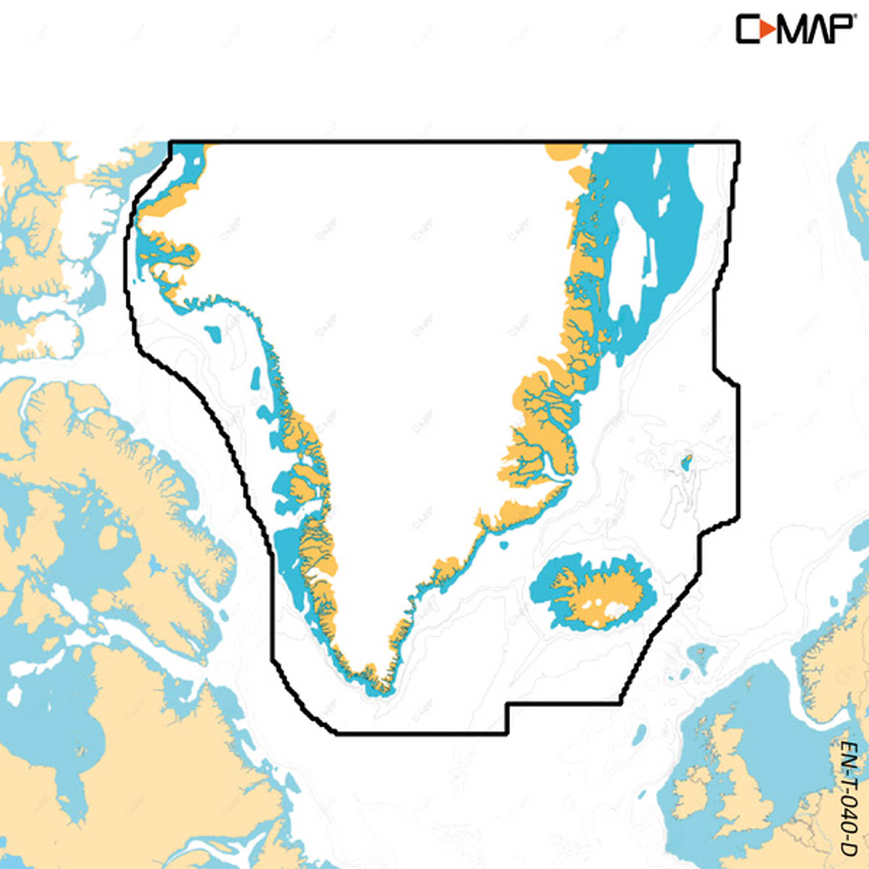 C-Map Discover X, Grønland kun ved køb af plotter