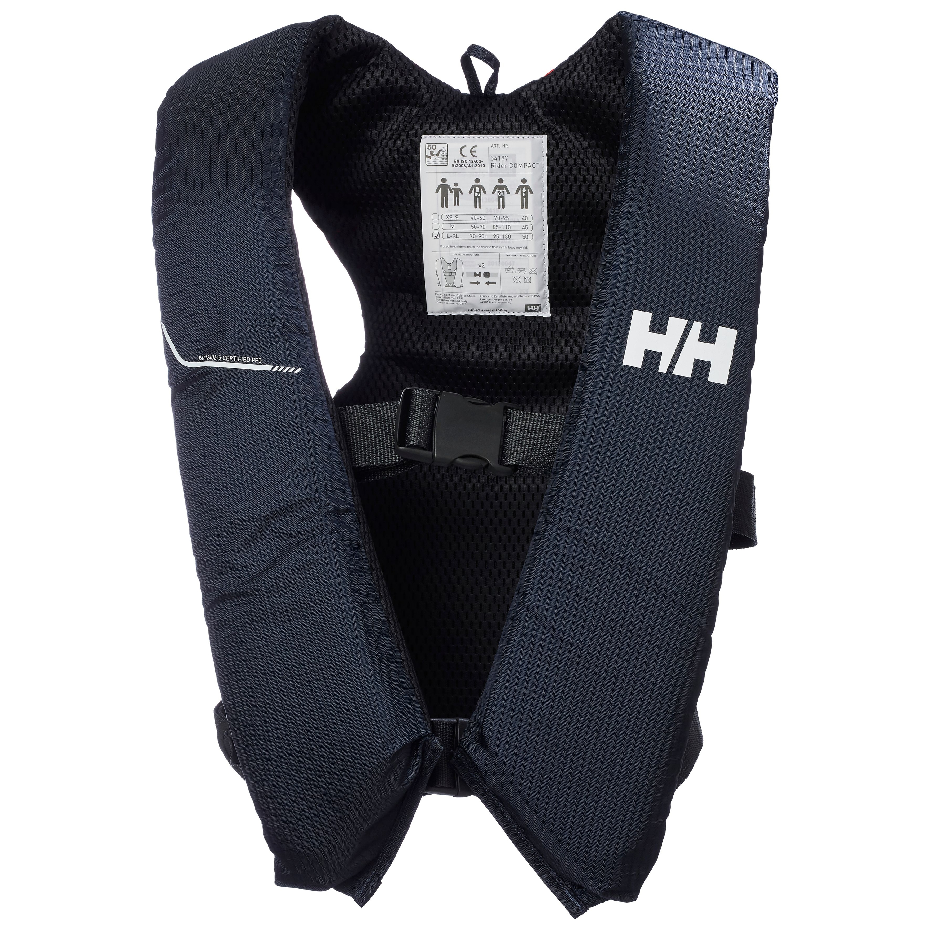 Helly Hansen Rider Compact 50 Redningsvest, Blå, 40/60kg