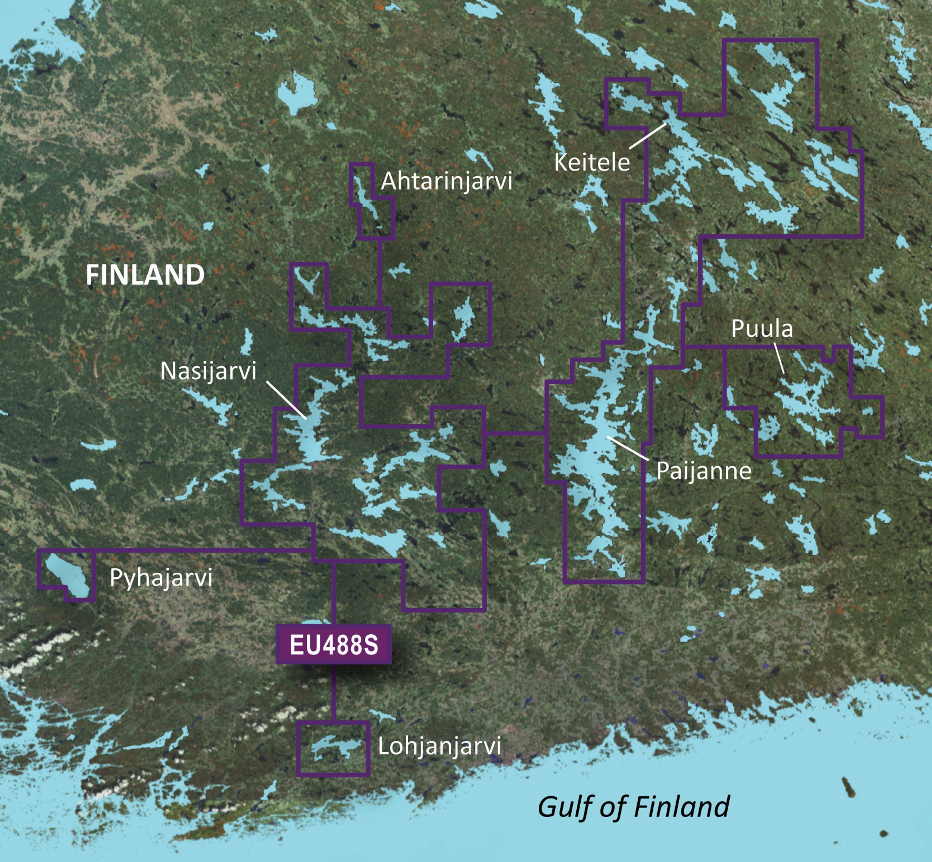 Garmin Bluechart G3 VEU488s Keitele-Paijanne-Tampere