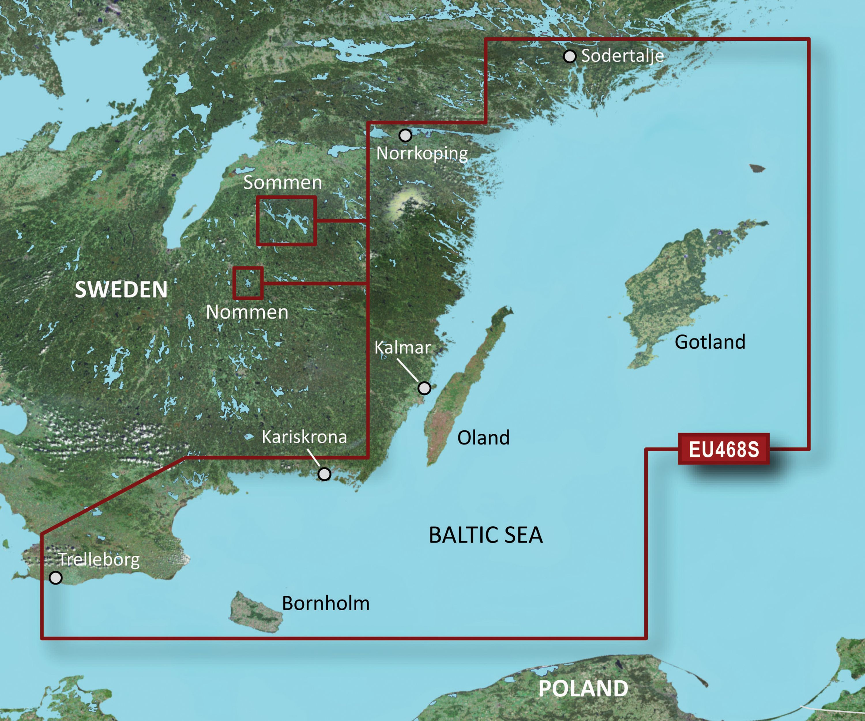 Garmin Bluechart G3 VEU468S Sodertalje-Trelleborg