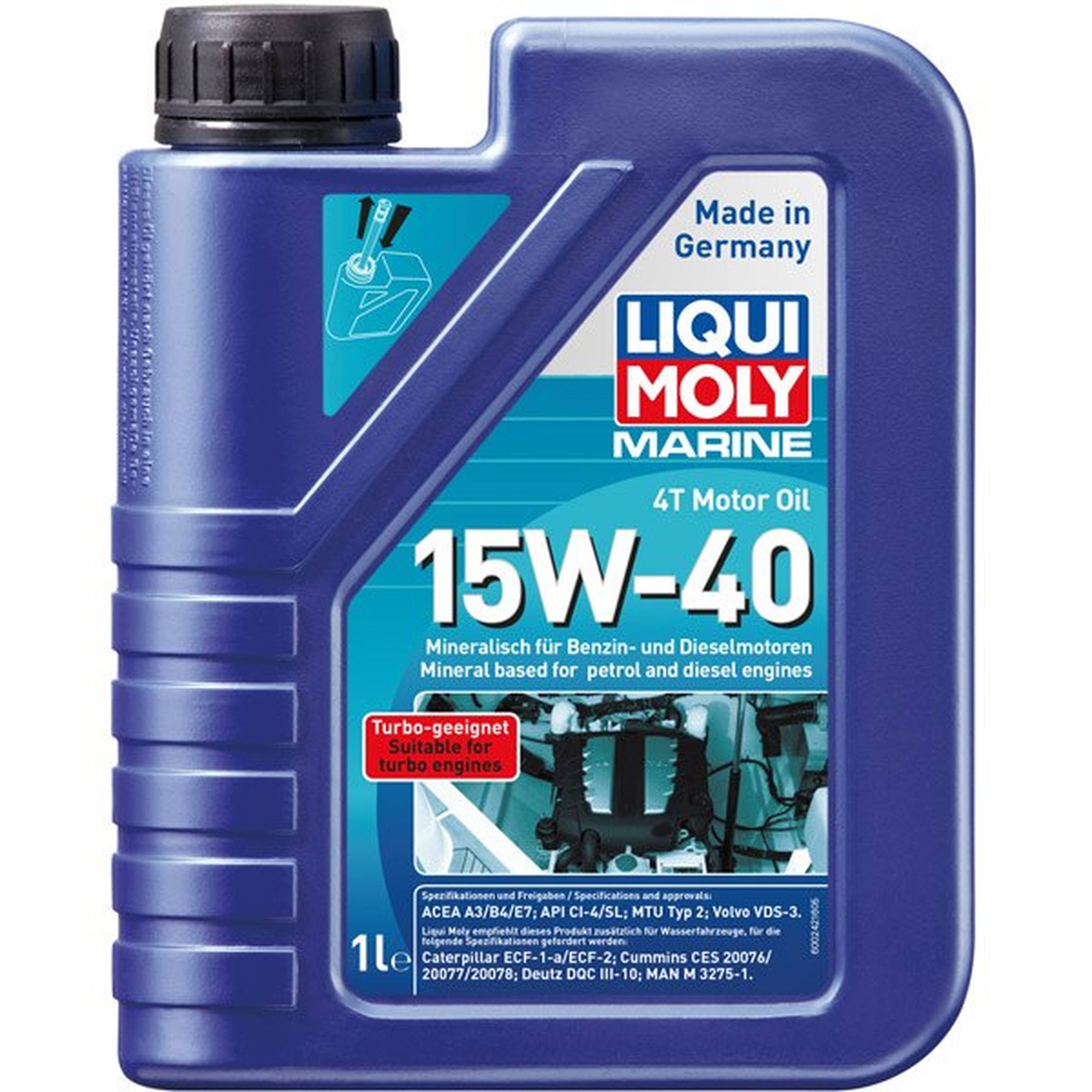 Liqui Moly Marine 4T Motorolie 15W-40 5 liter