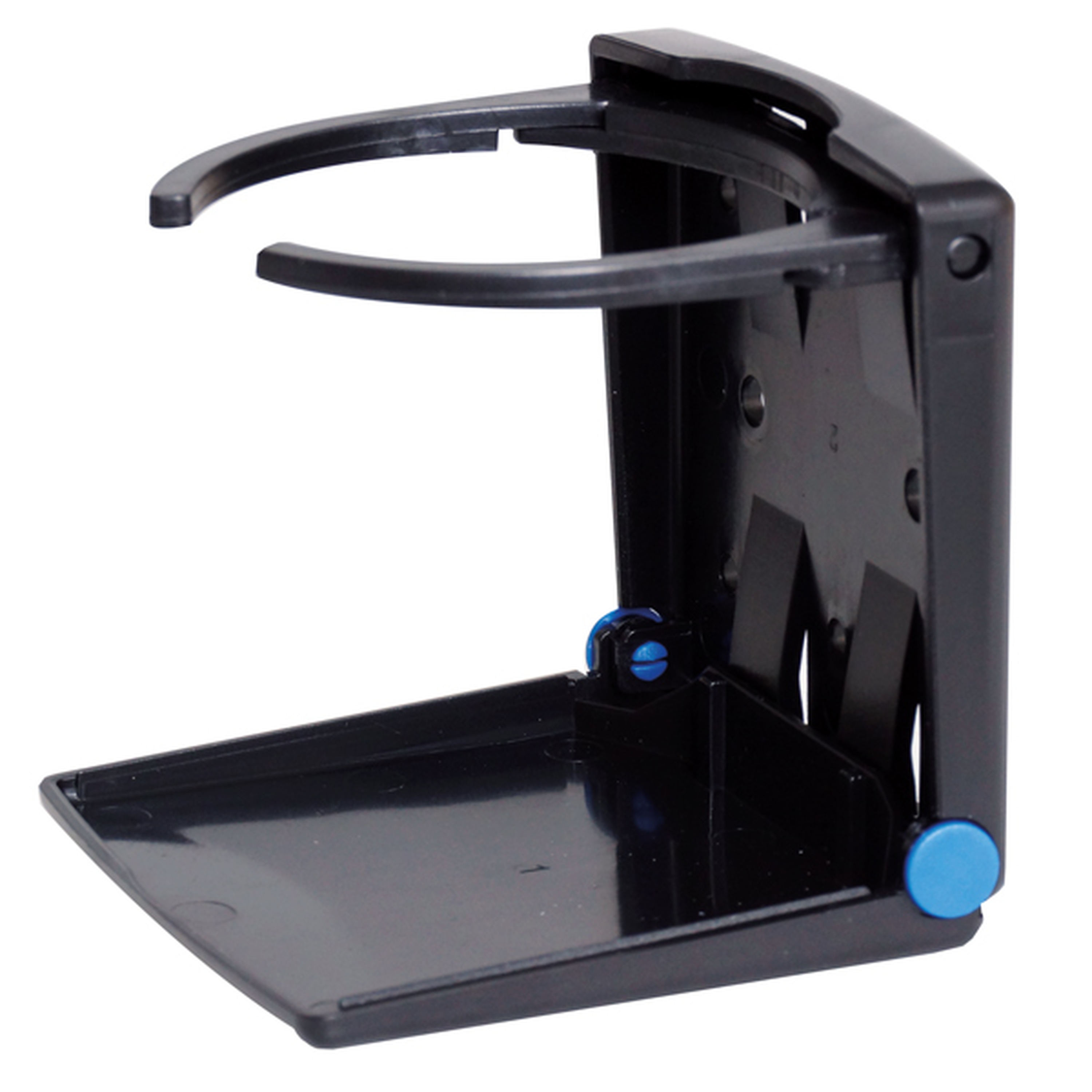 Flaskeholder Sammenklappelig Sort ABS Plast, 10x10cm