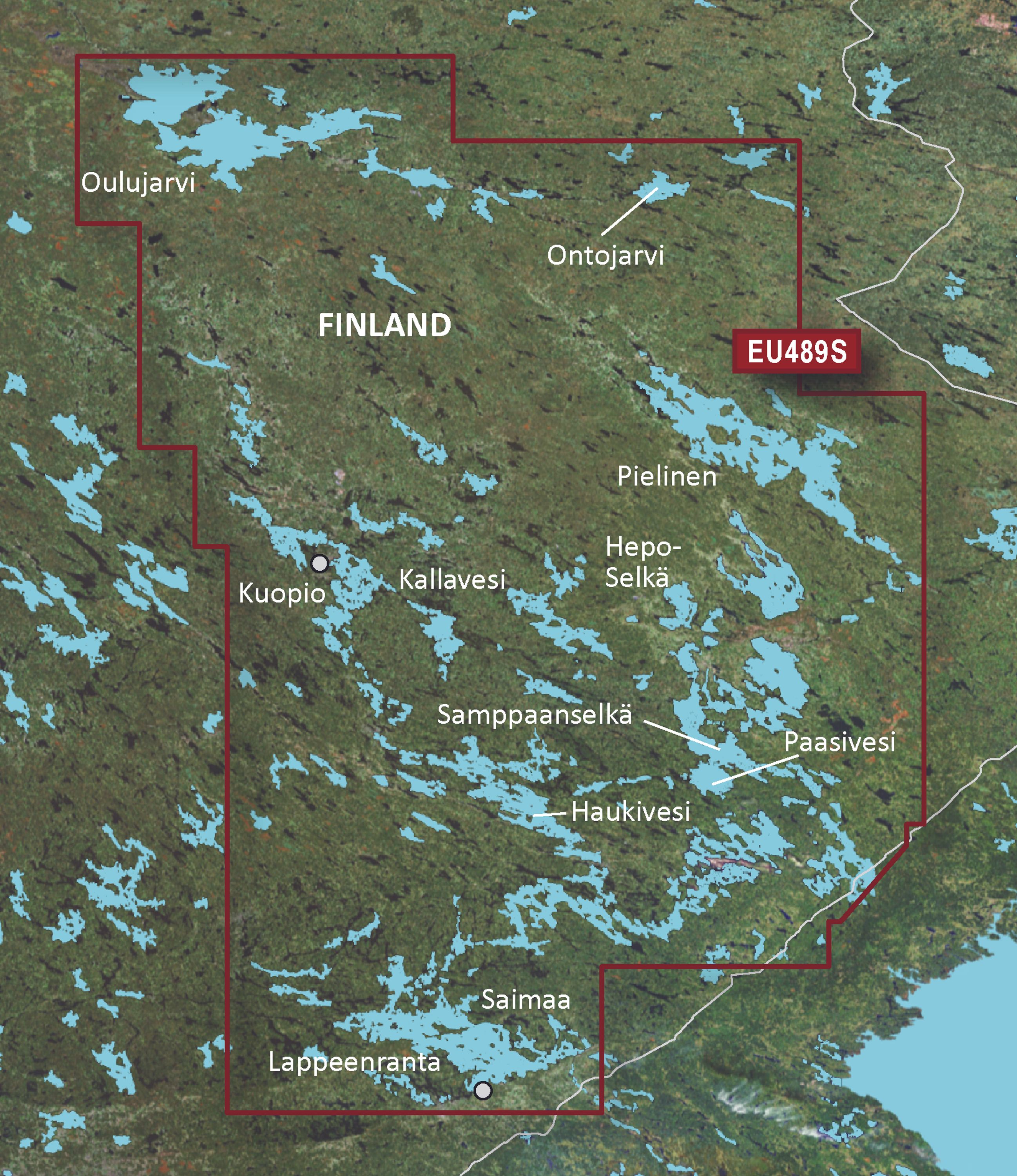 Garmin Bluechart G3 VEU489s Kuopio-Lappeenranta
