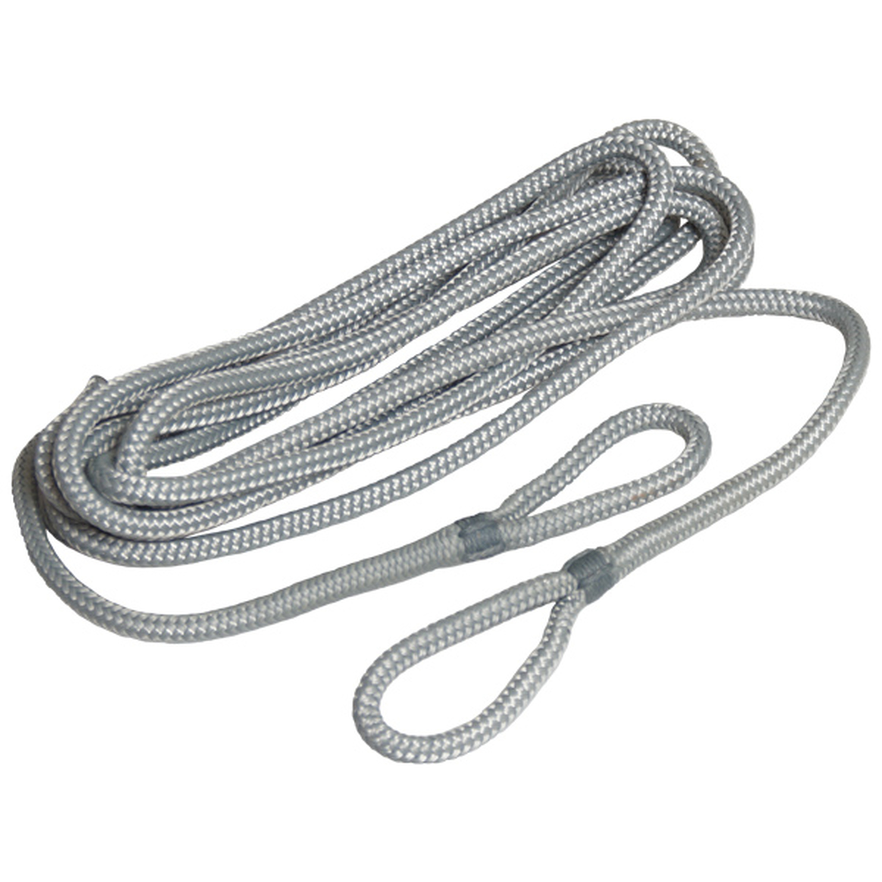 Robline fenderline flettet 2pak grå 6mm x 2m