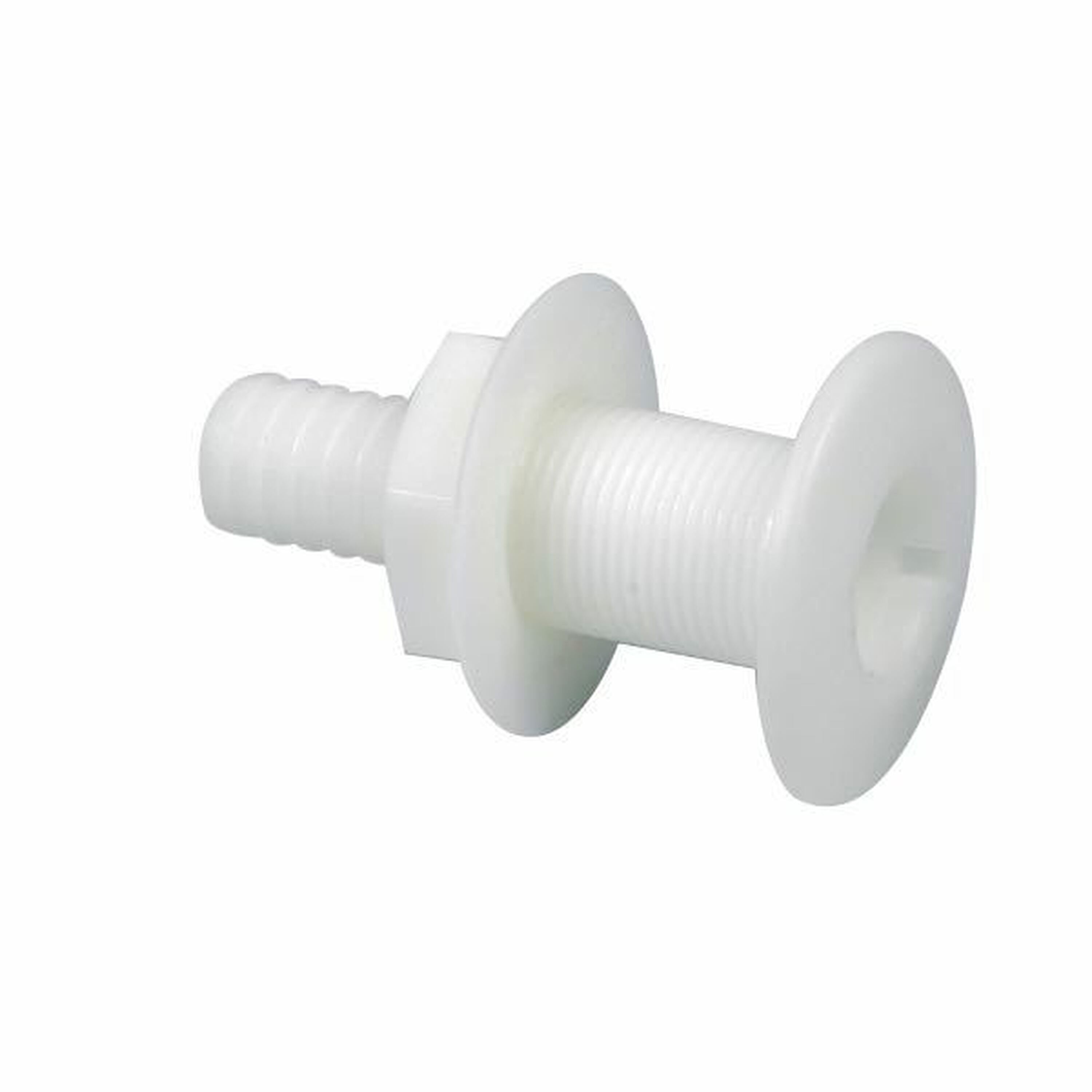 Pvc gennemføring 5/8 16mm studs