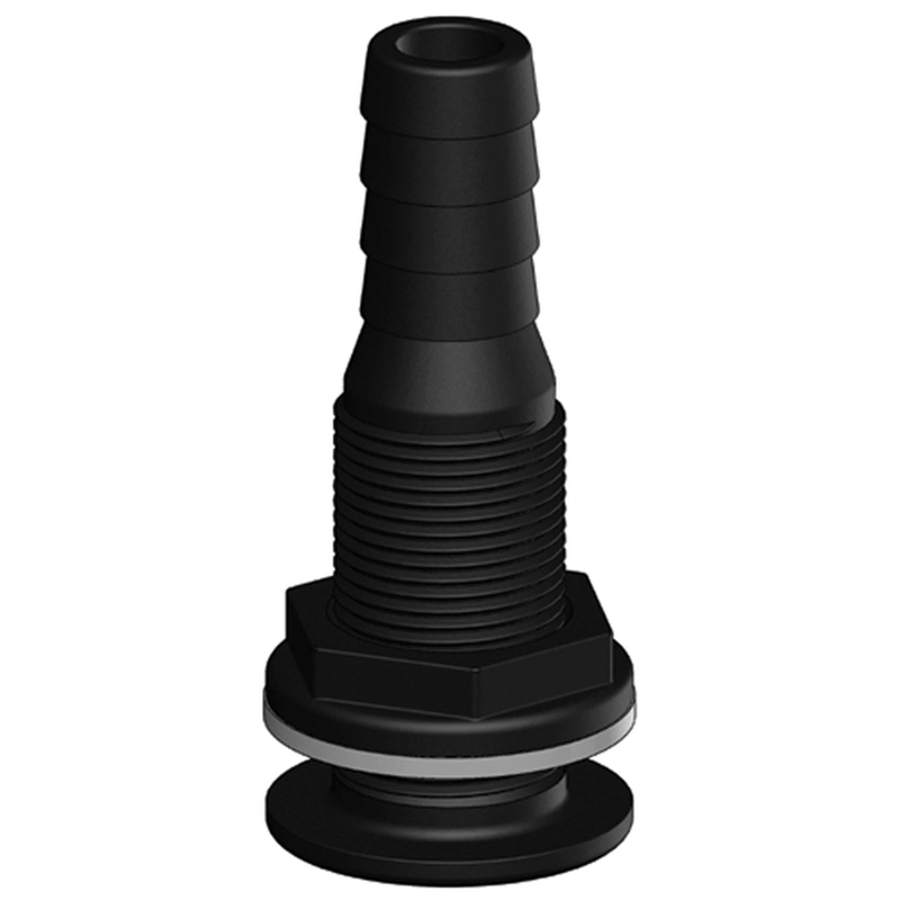 Trudesign Gennemføring komposit sort 1 -28mm