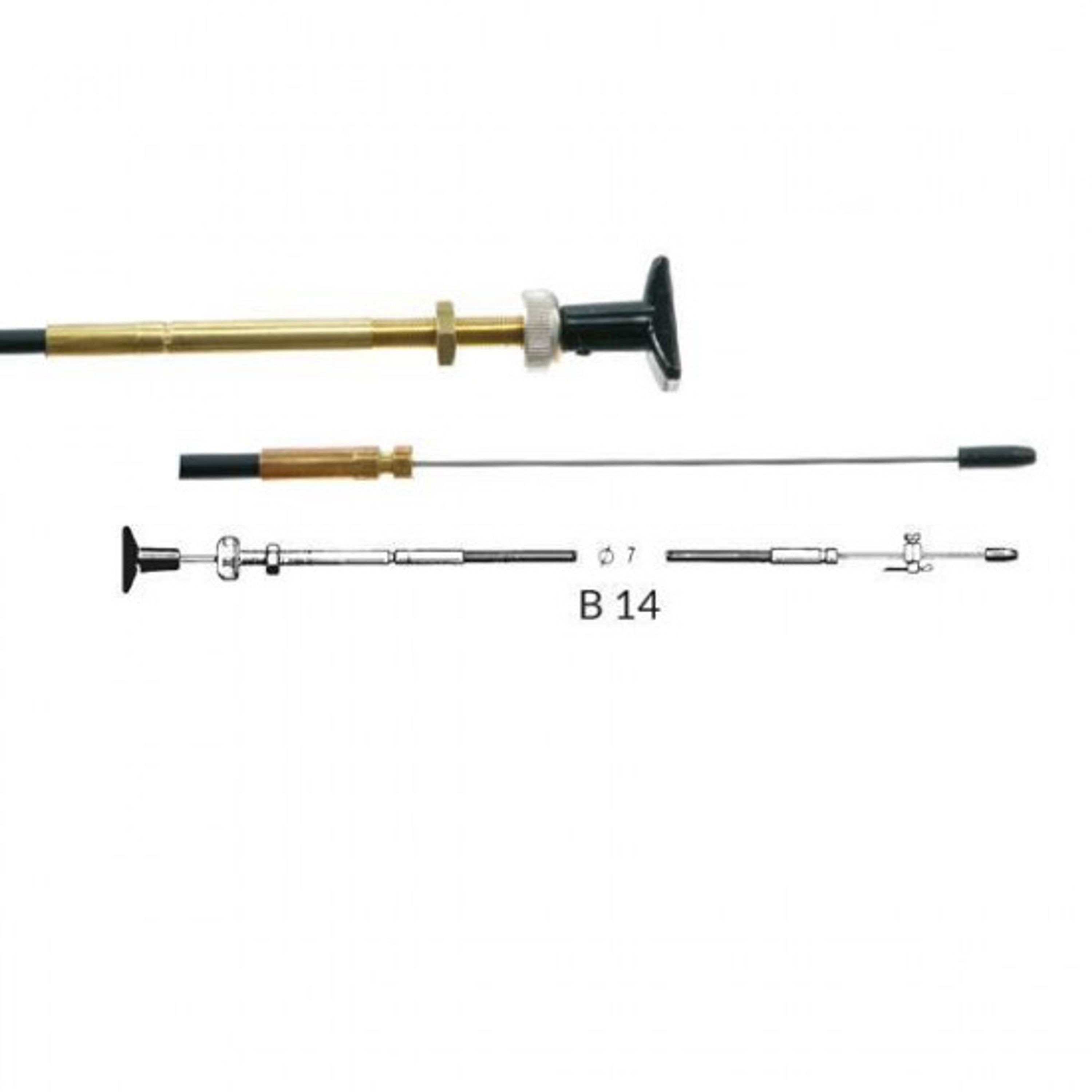 Ultraflex Stopkabel, 9 fod