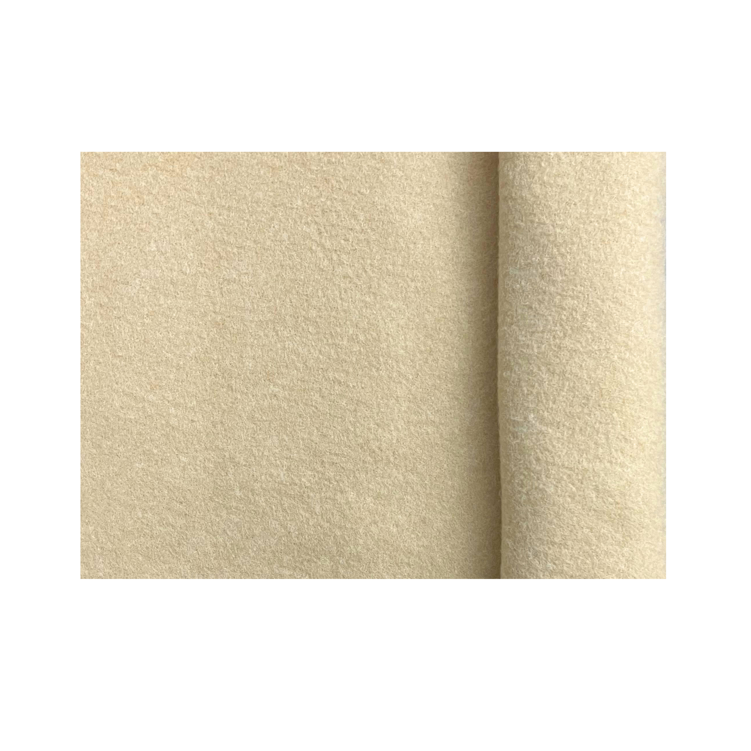 Indretningsmåtte, Filt, Lys Beige, 133cm x 7m