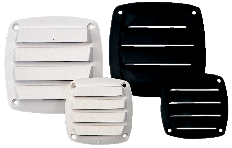 Ventilgælle 125x125mm 480814 hvid