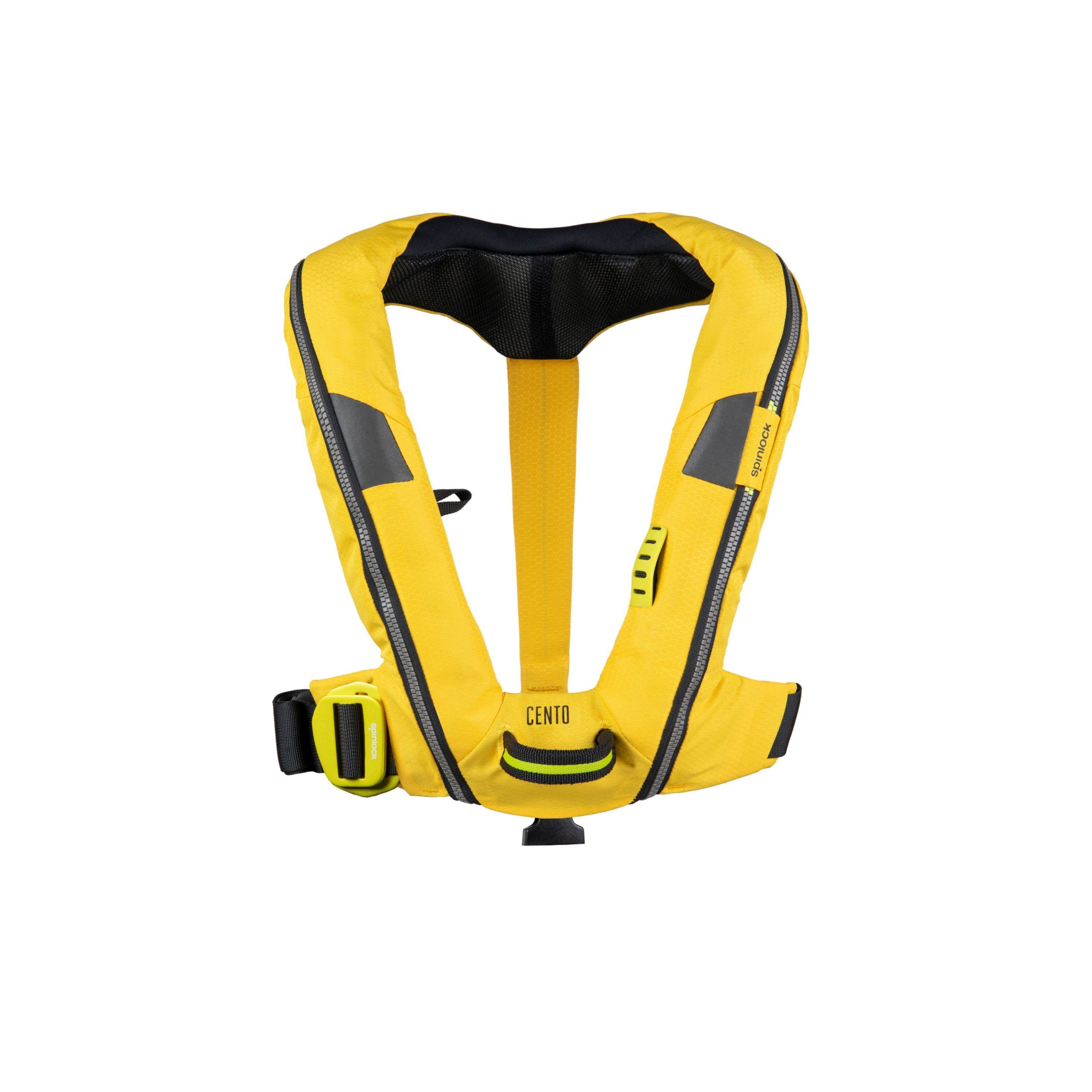 Spinlock Deckvest Cento Junior Oppustelig Redningsvest 100N Gul