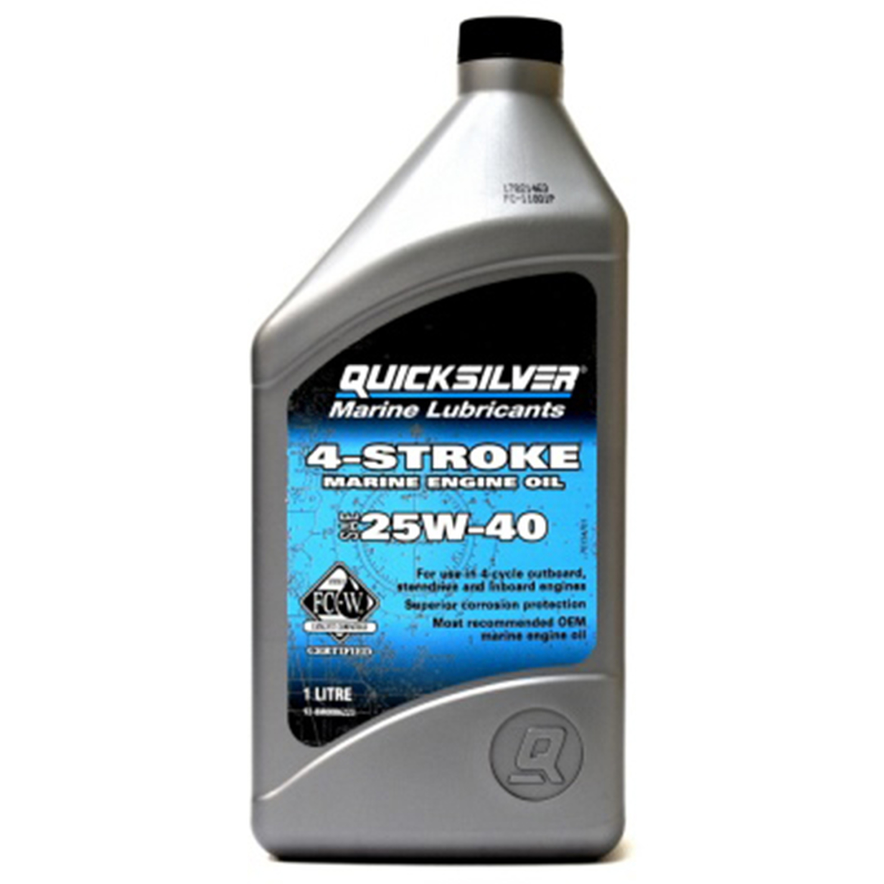 Quicksilver 4-takt Mineralolie SAE 25W-40 1 liter