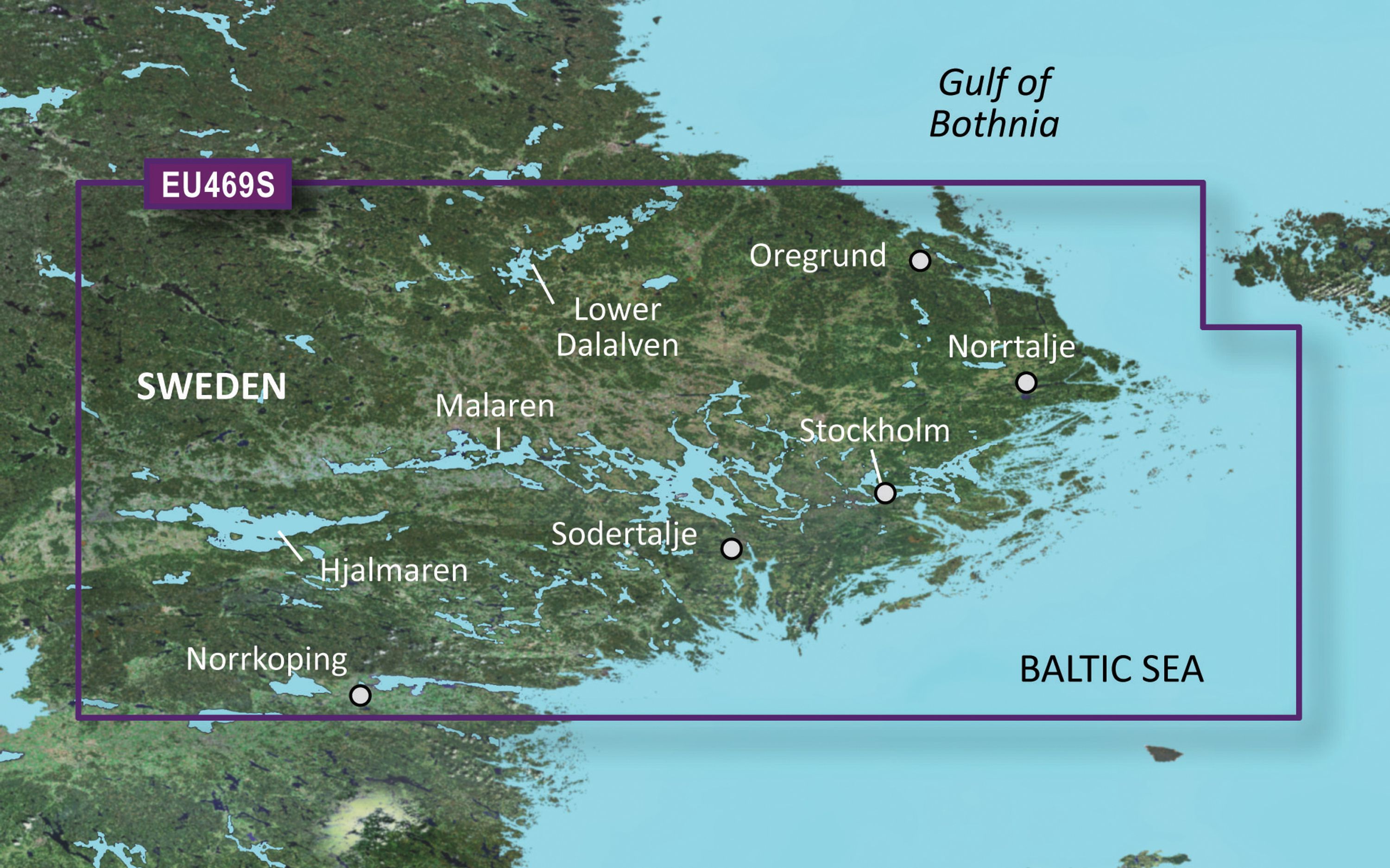 Garmin Bluechart G3 VEU469S Stockholm and Mälaren
