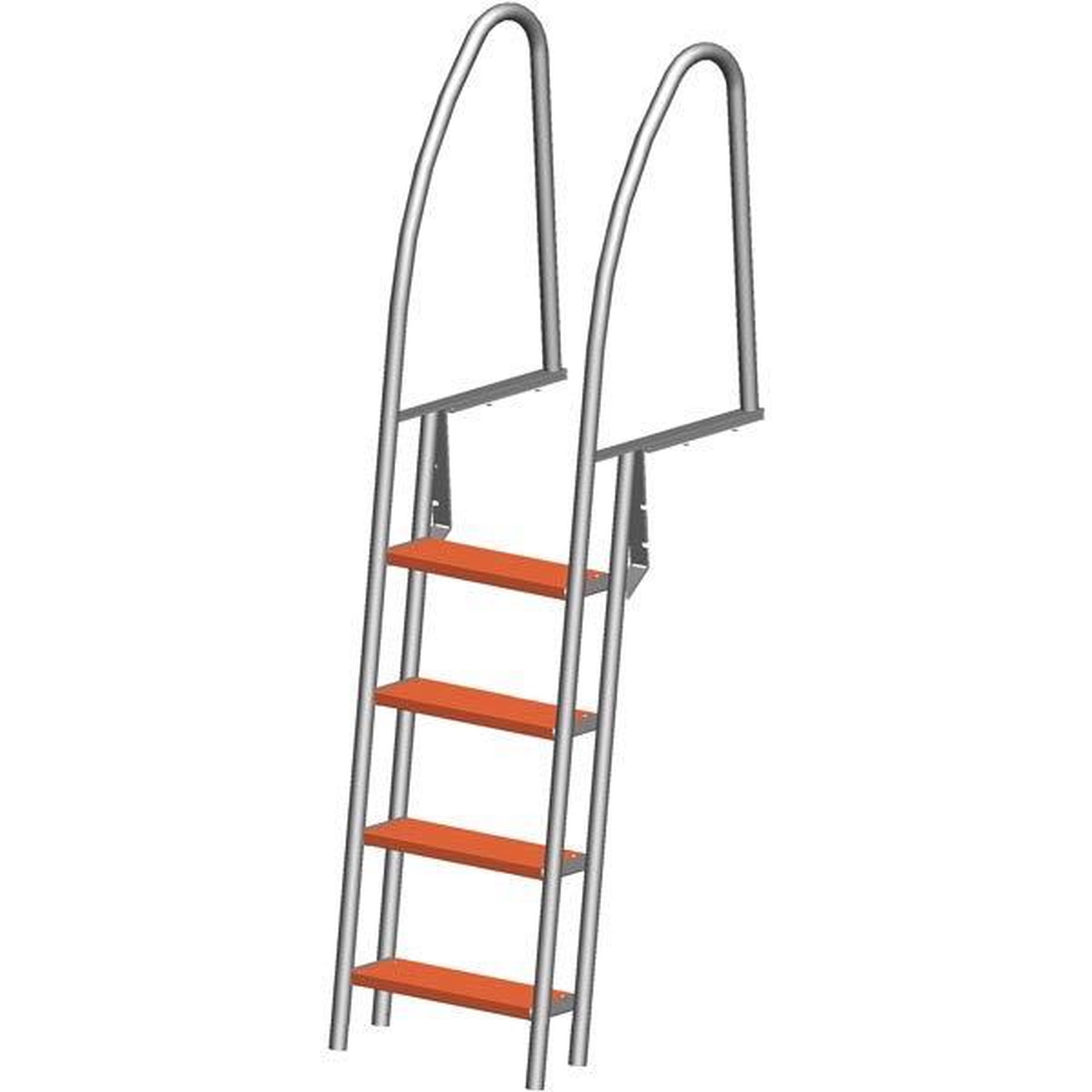 Brostige Rustfri 4 Trin L:190cm B:49cm