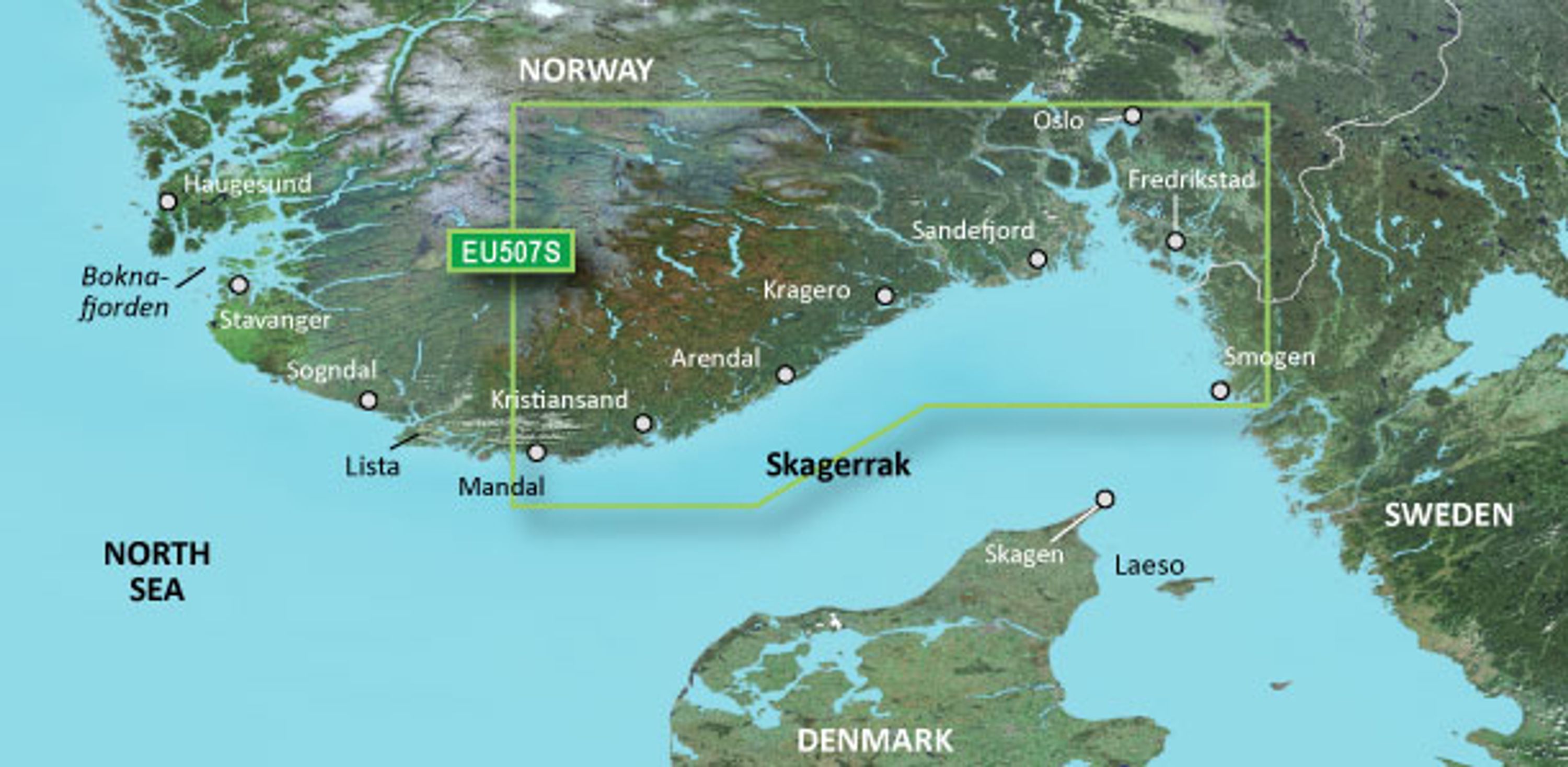 Garmin Bluechart G3 VEU507S Oslo-Mandal-Smogen