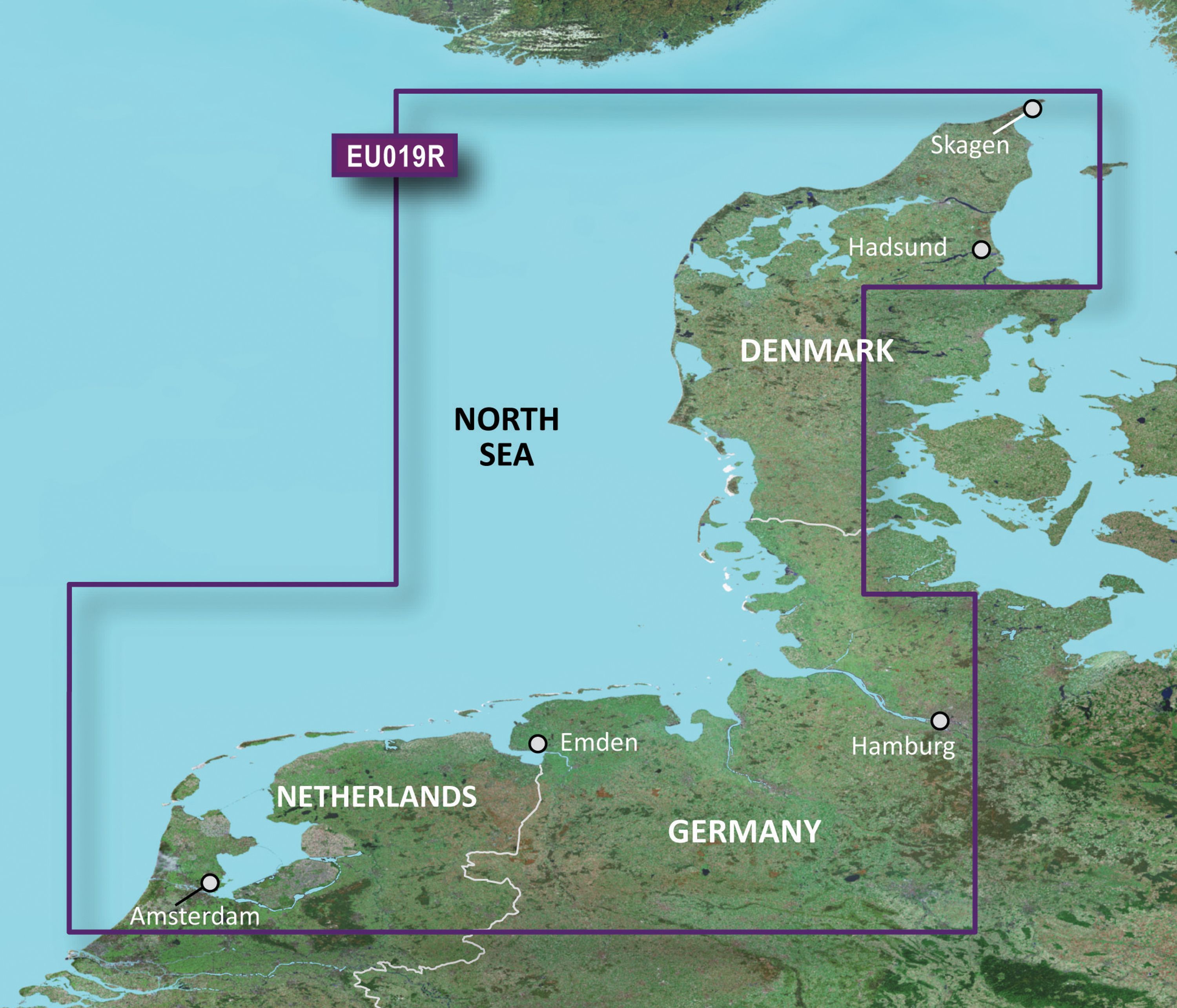 Garmin Bluechart G3 hxeu019r Aalborg-Amsterdam