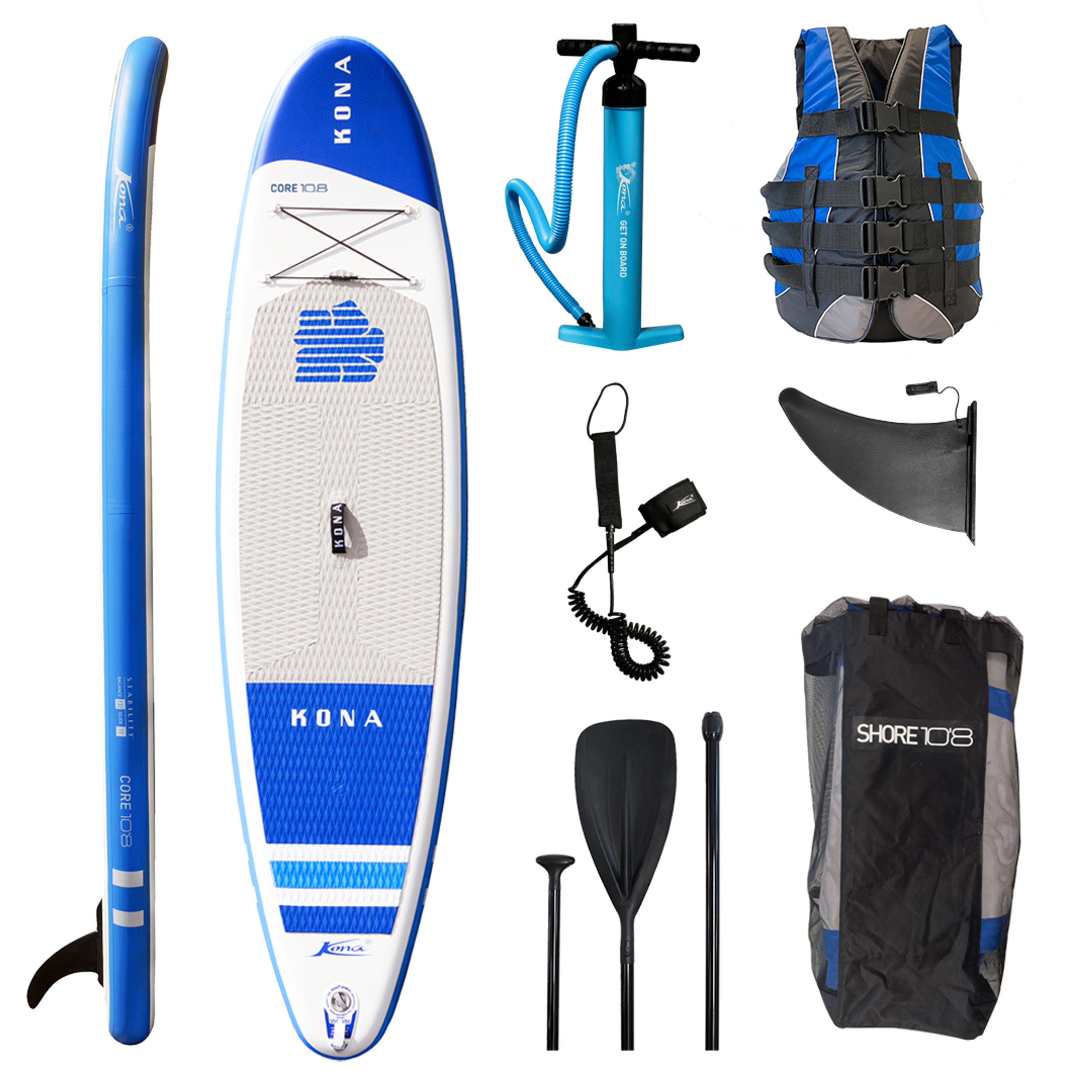 Kona Sup Core Air 10.8 Komplet Kit inkl. Redningsvest