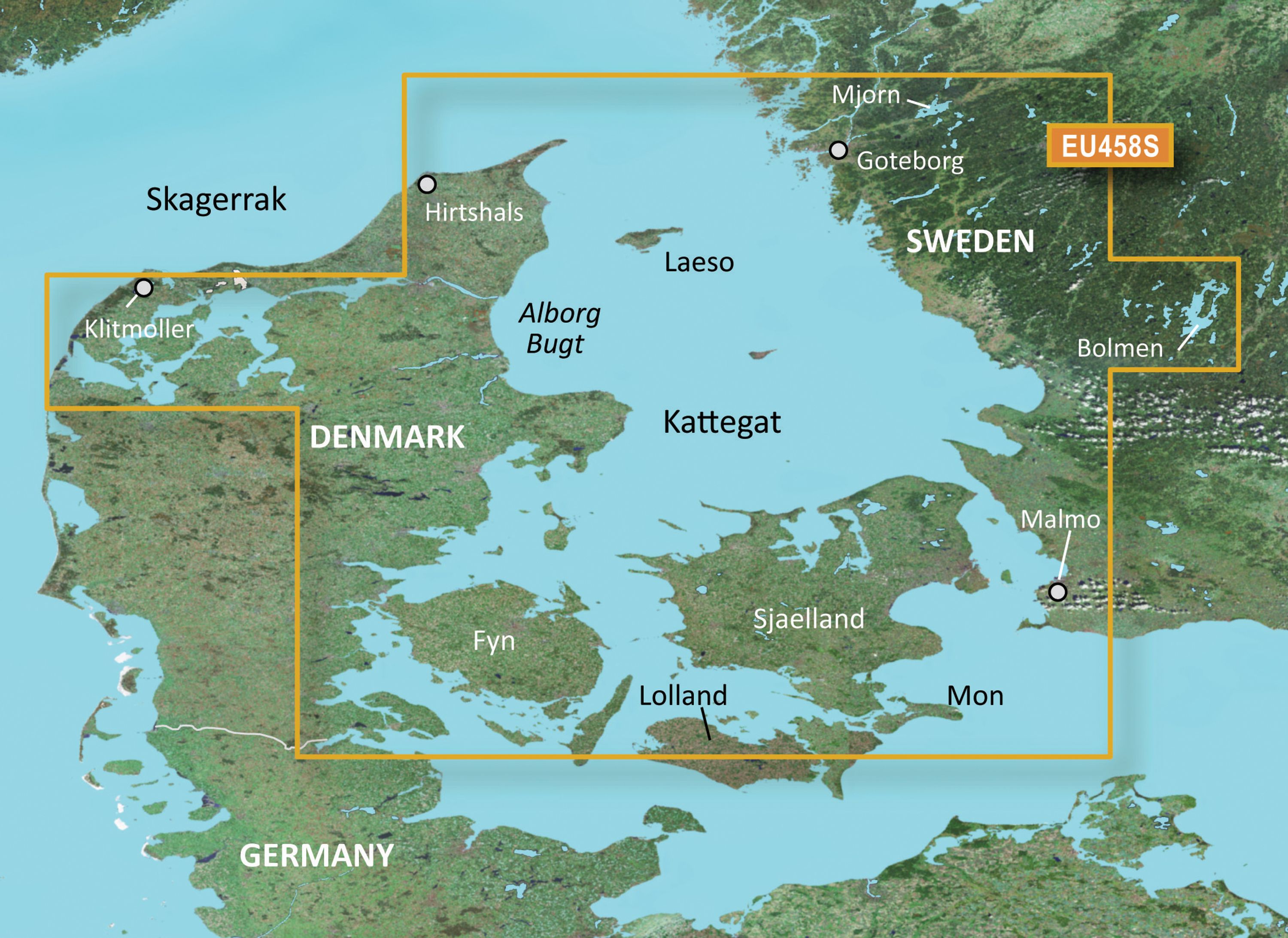 Garmin Bluechart G3 VEU458S Göteborg-Fyn