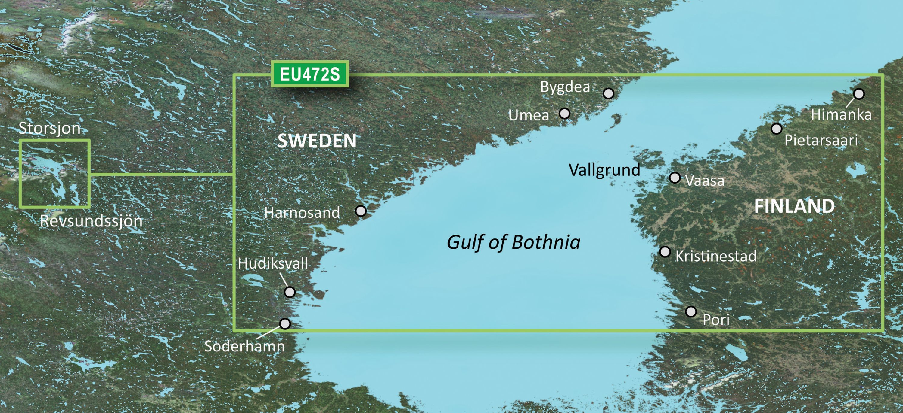Garmin Bluechart G3 VEU472S Gulf of Bothnia, Center
